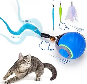 BABORUI Interactive Cat Toy Ball